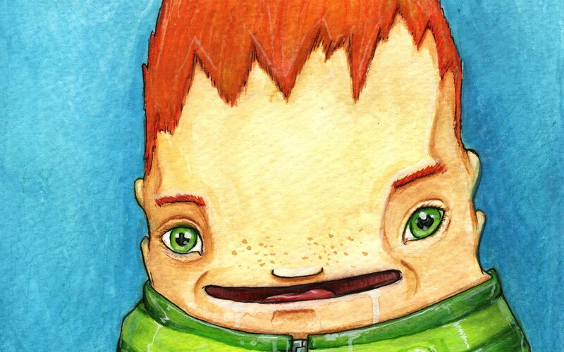 artistic portrait of a child