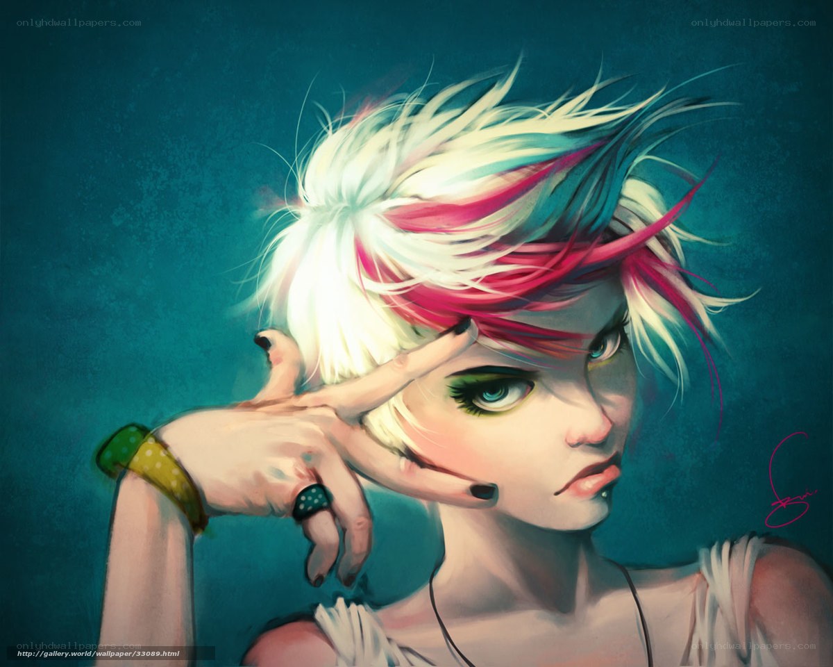 artistic portrait of a girl