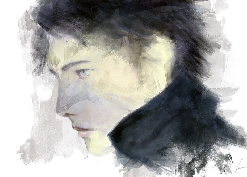 artistic portrait of a man