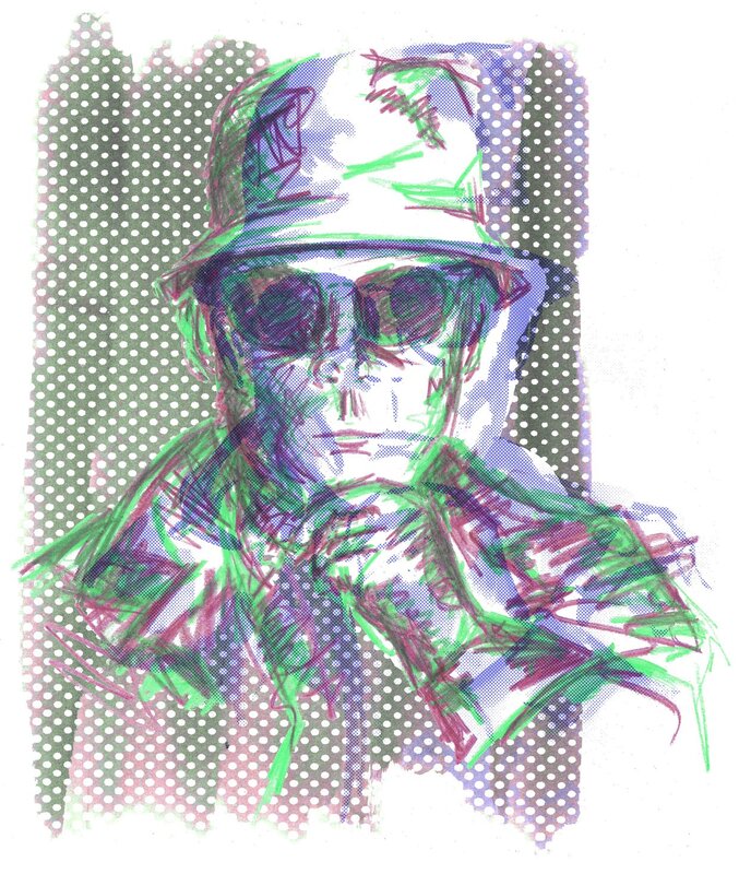artistic portrait of a man