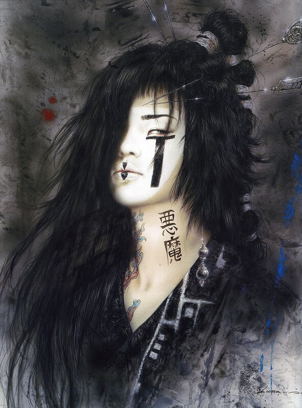 artistic portrait of a warrior