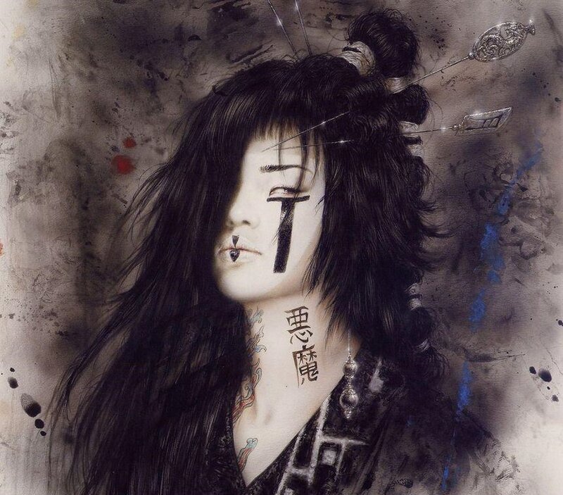 artistic portrait of a warrior