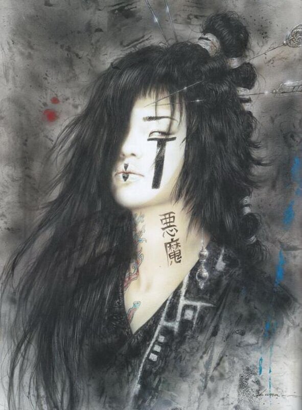 artistic portrait of a warrior
