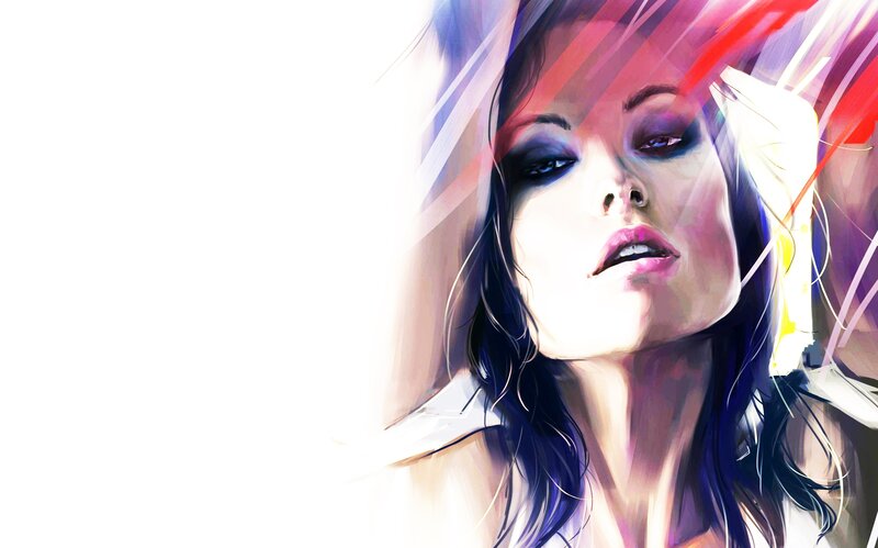 artistic portrait of a woman