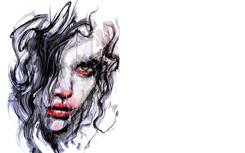 artistic portrait of a woman