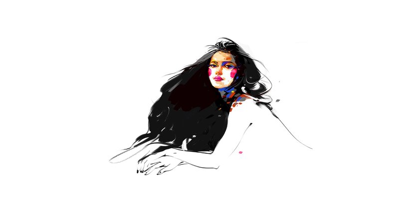 artistic portrait of a woman