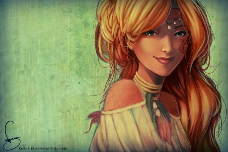 artistic portrait of a woman