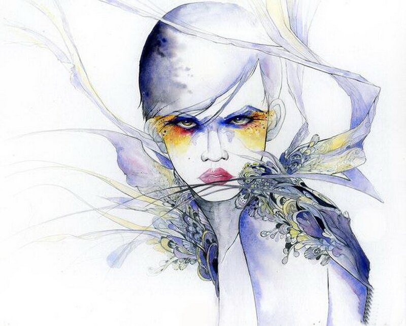 artistic portrait of a woman