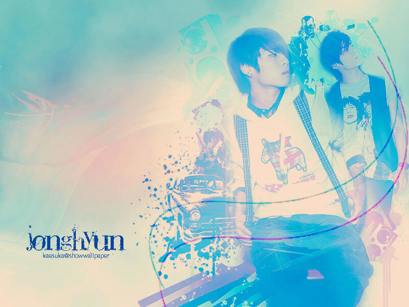 artistic portrait of jonghyun