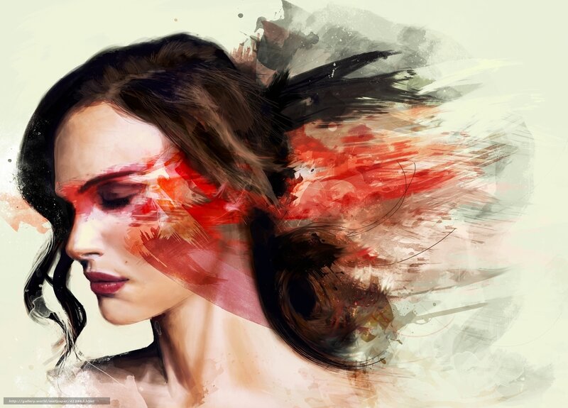 artistic portrait of woman