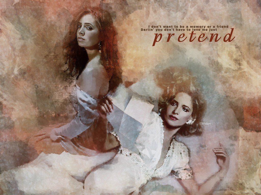artistic portrait with text