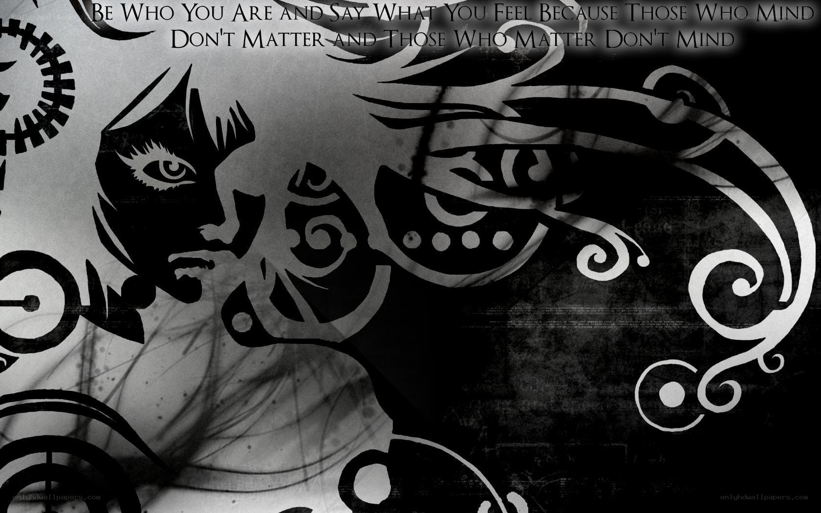 artistic quote illustration