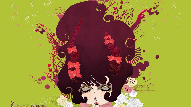 artistic woman with red hair