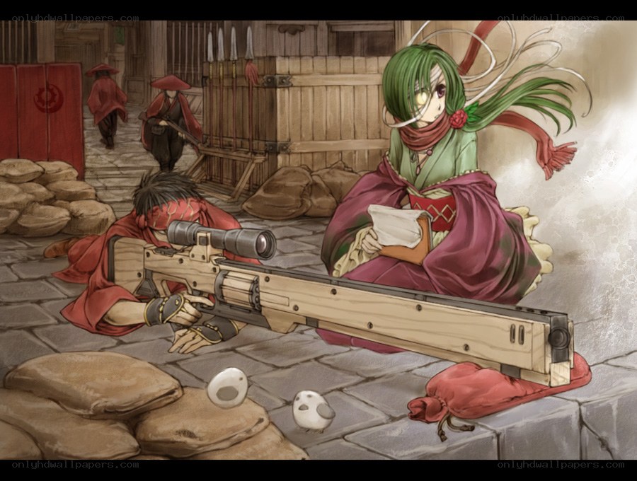 Artists at a battlefield