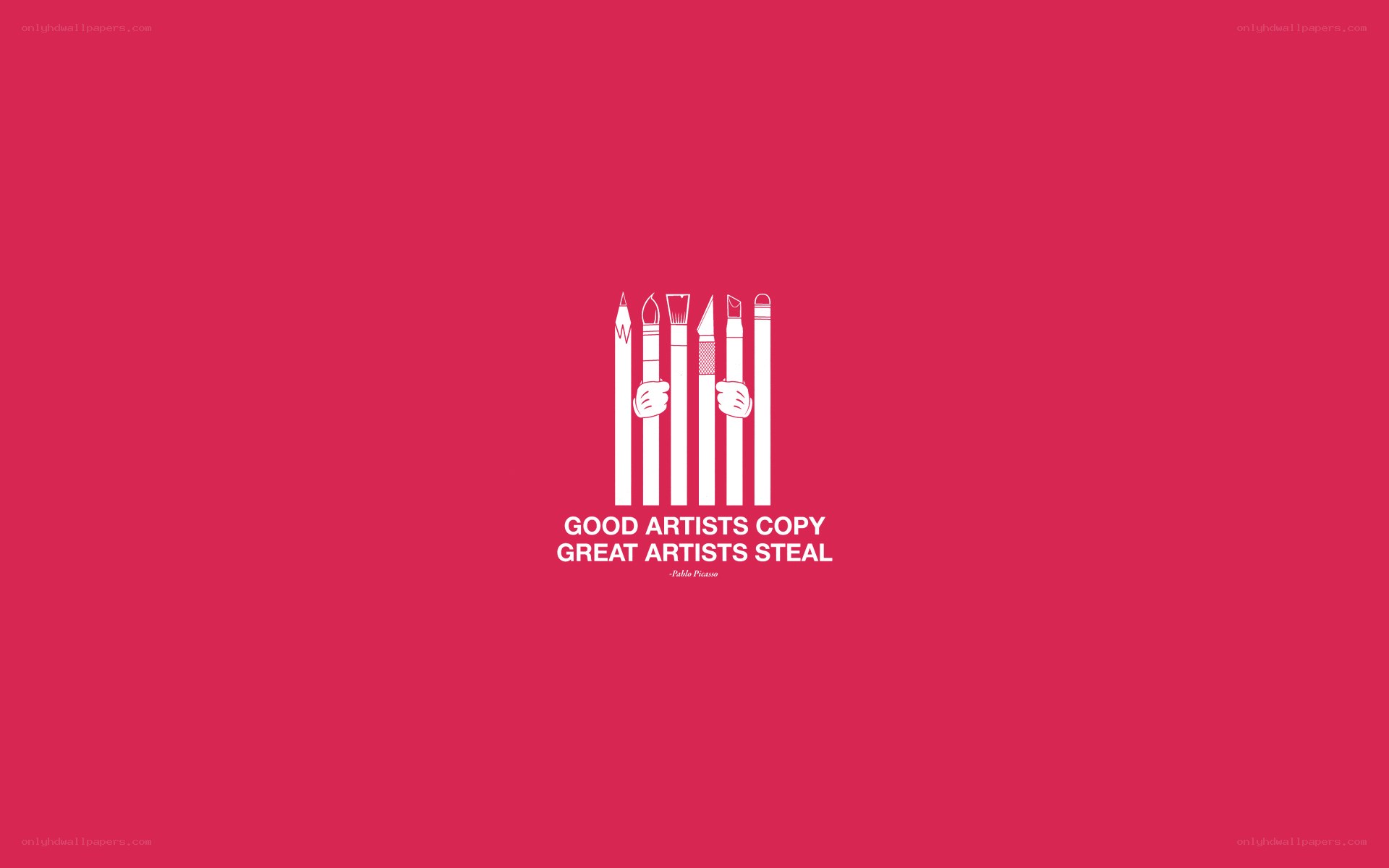 Artists copy steal quote