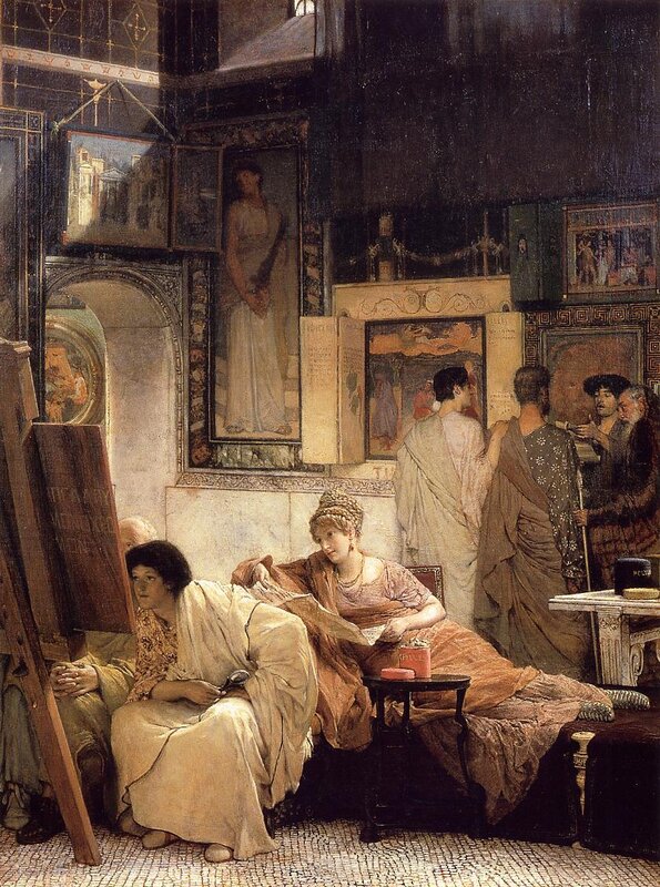 Artists in a Roman studio