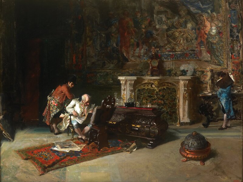 Artists in a studio