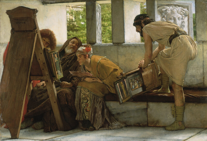 Artists in Ancient Setting