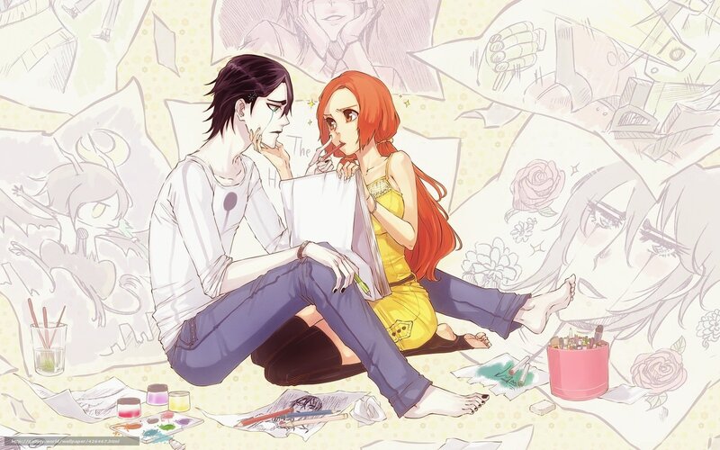 Artists sharing a sketch