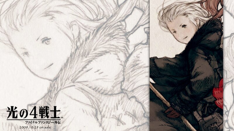 Artwork from Final Fantasy: The Four Warriors of Light