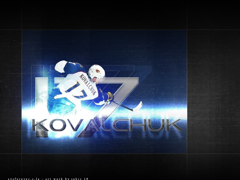 Artwork of hockey player Kovalchuk