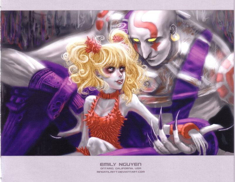 Artwork of two characters