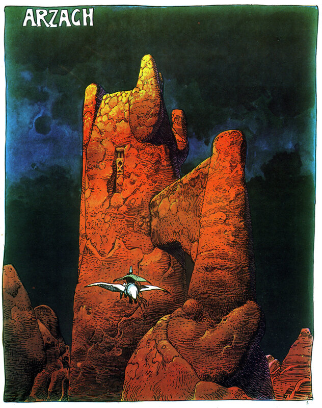 Arzach comic book cover
