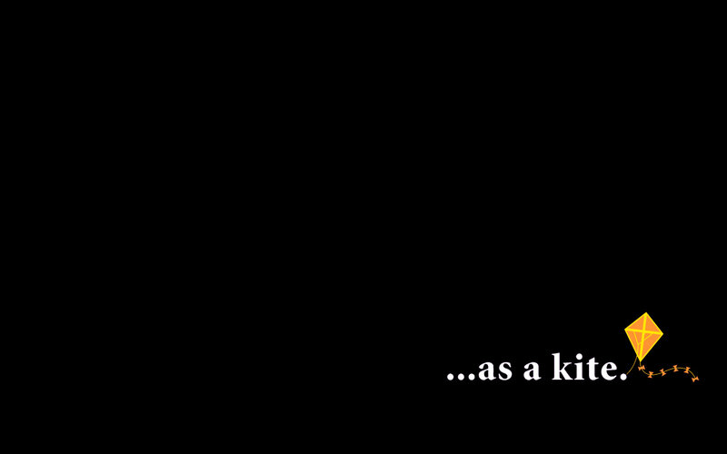 ...as a kite.