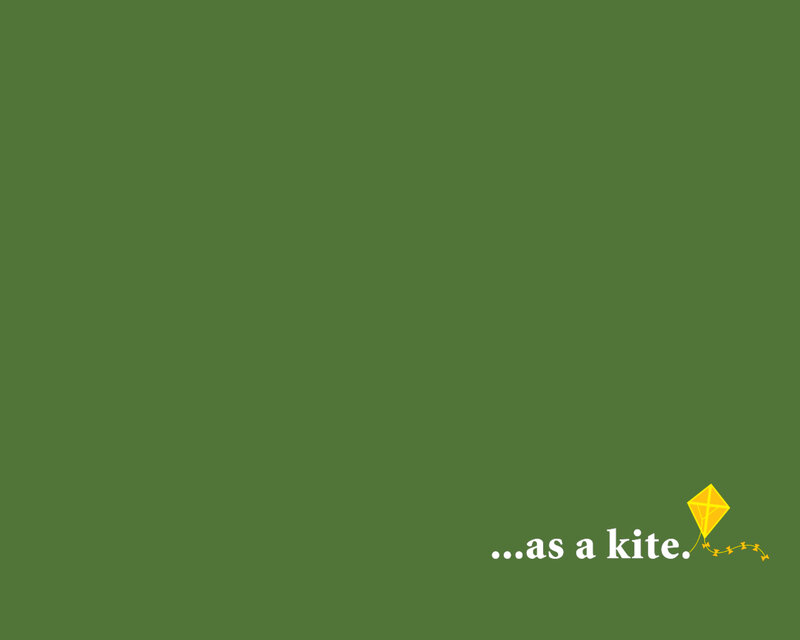 ...as a kite