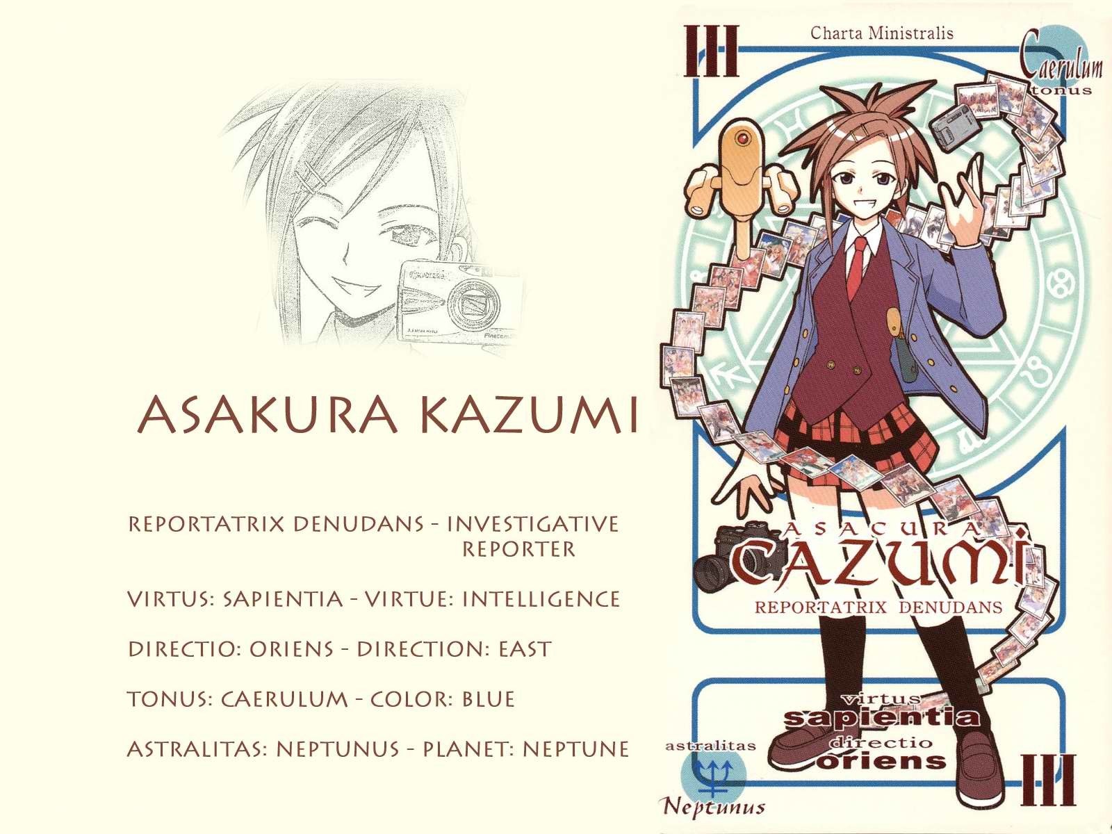 Asakura Kazumi character profile