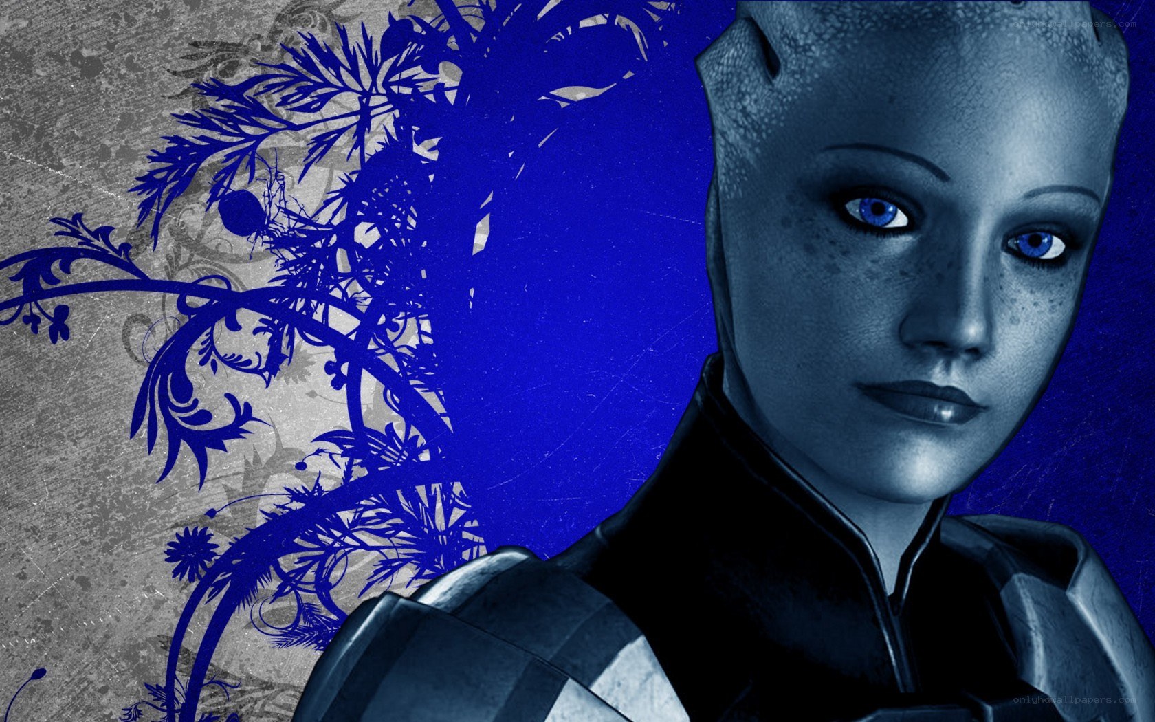 Asari character from Mass Effect