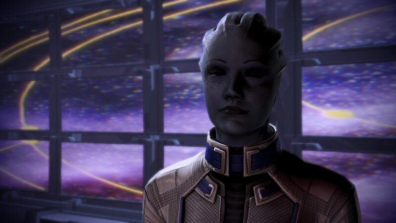 Asari Character in Uniform