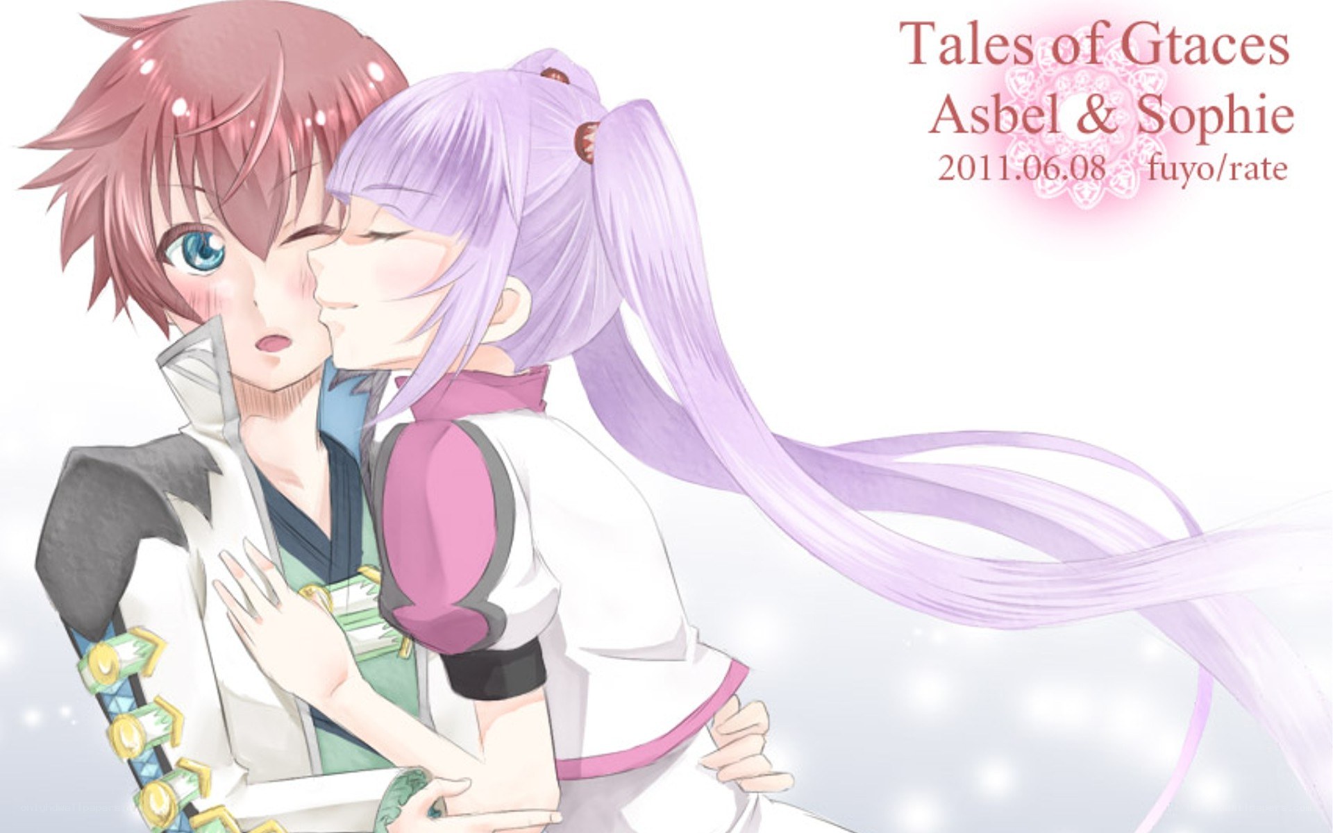 Asbel and Sophie embrace