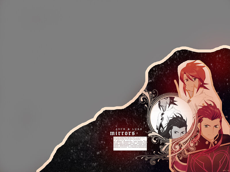 Asch and Luke mirrors artwork