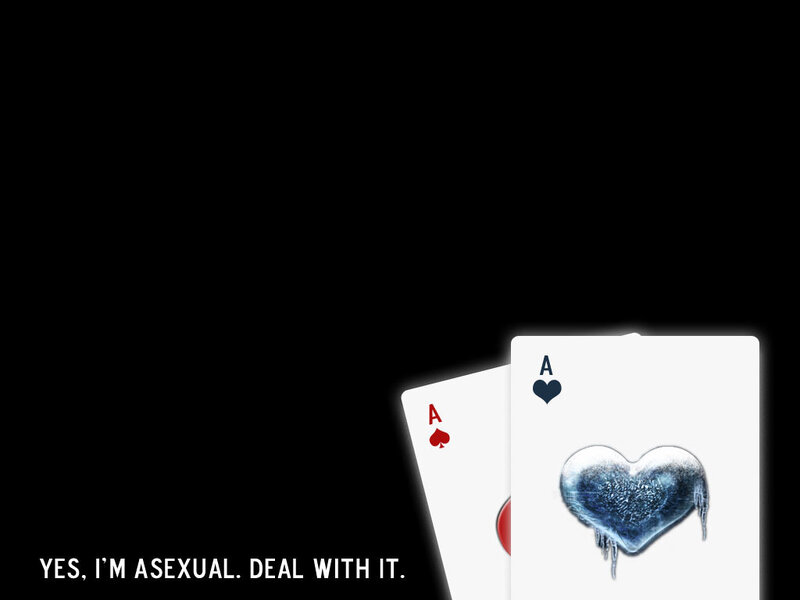 Asexual affirmation with cards
