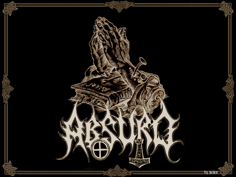 Asgard band logo with prayer hands