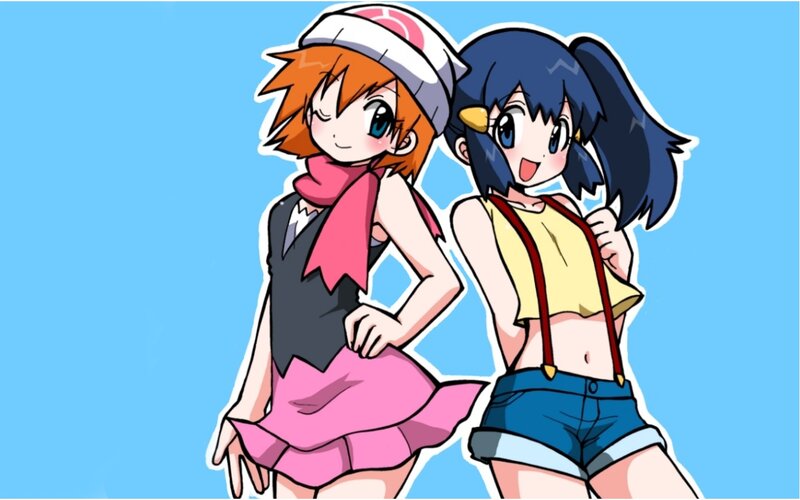 Ash and Dawn characters