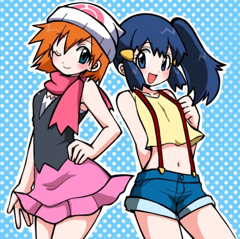 Ash and Dawn characters