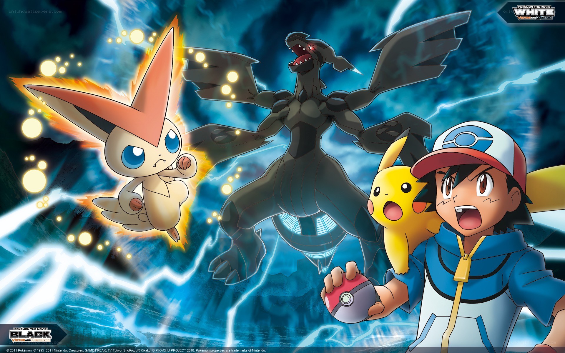 Ash and Pikachu face Dialga