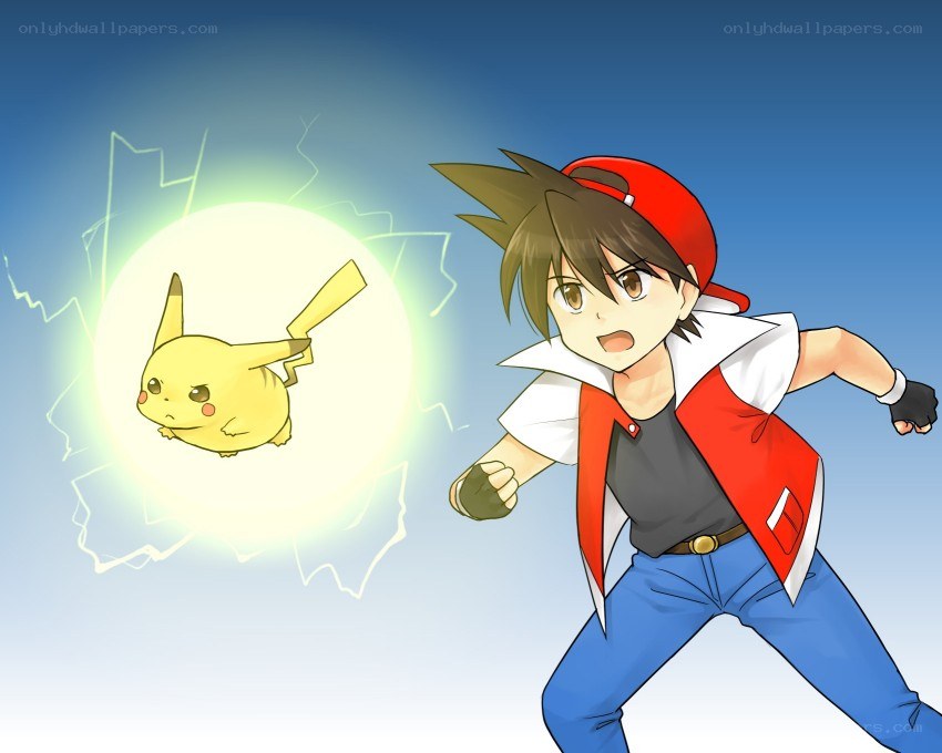 Ash and Pikachu in action
