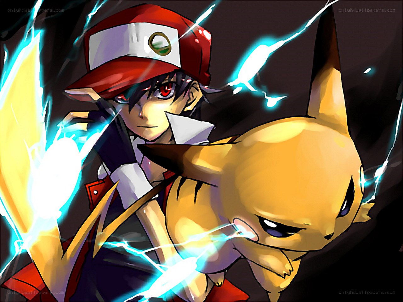 Ash and Pikachu in action