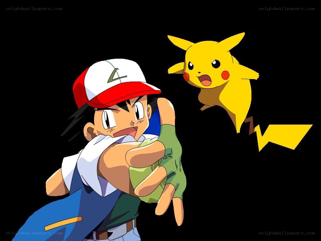 Ash and Pikachu in action
