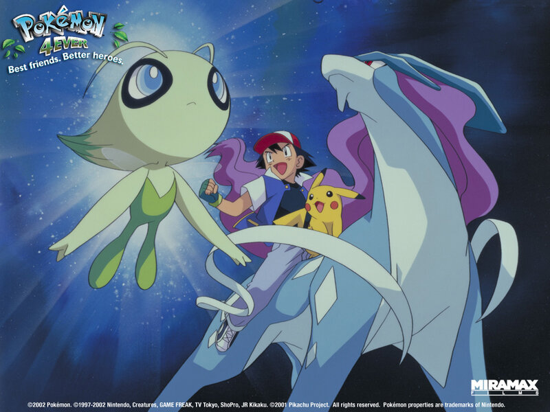Ash and Pikachu on a Pokémon