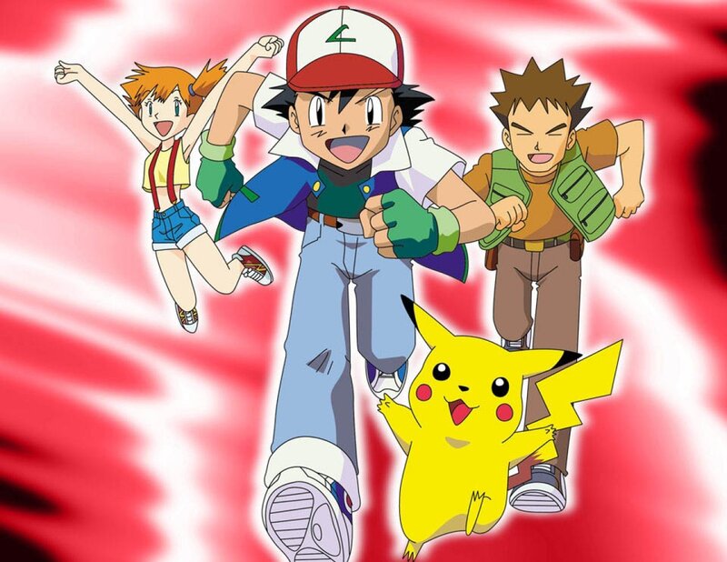 Ash Ketchum and Pikachu — Red