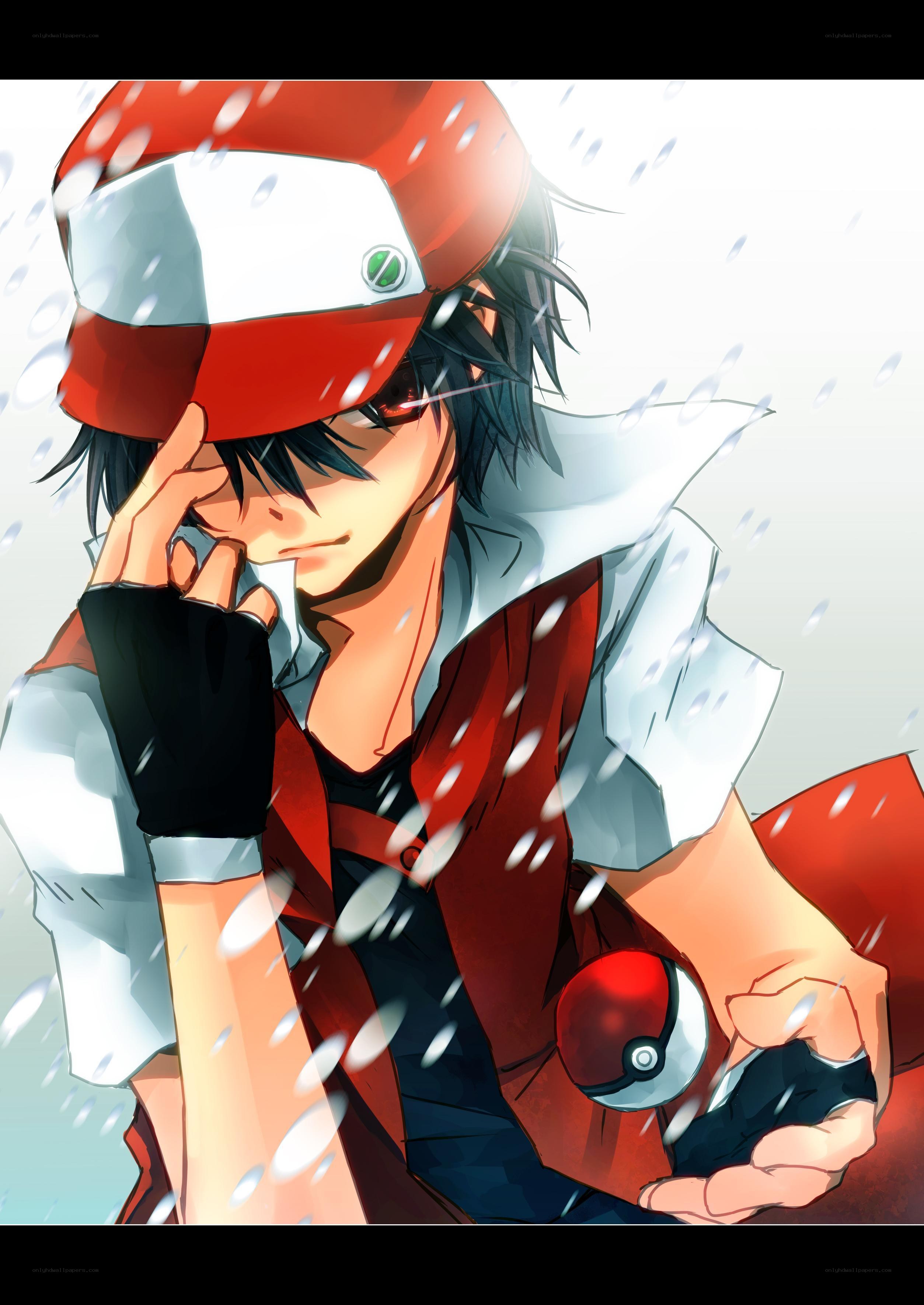 Ash Ketchum in the rain