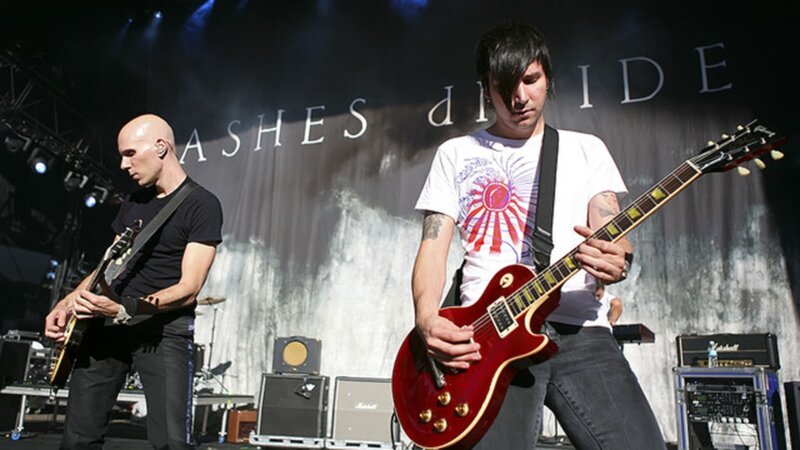 Ashes Divide band performing live