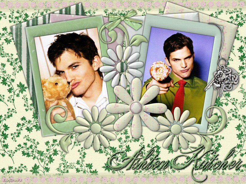 Ashley Kutchers photo collage