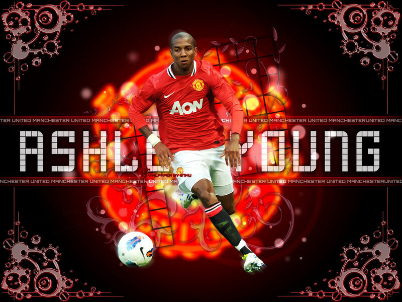 Ashley Young Playing Football