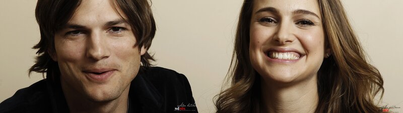 Ashton Kutcher and Natalie Portman