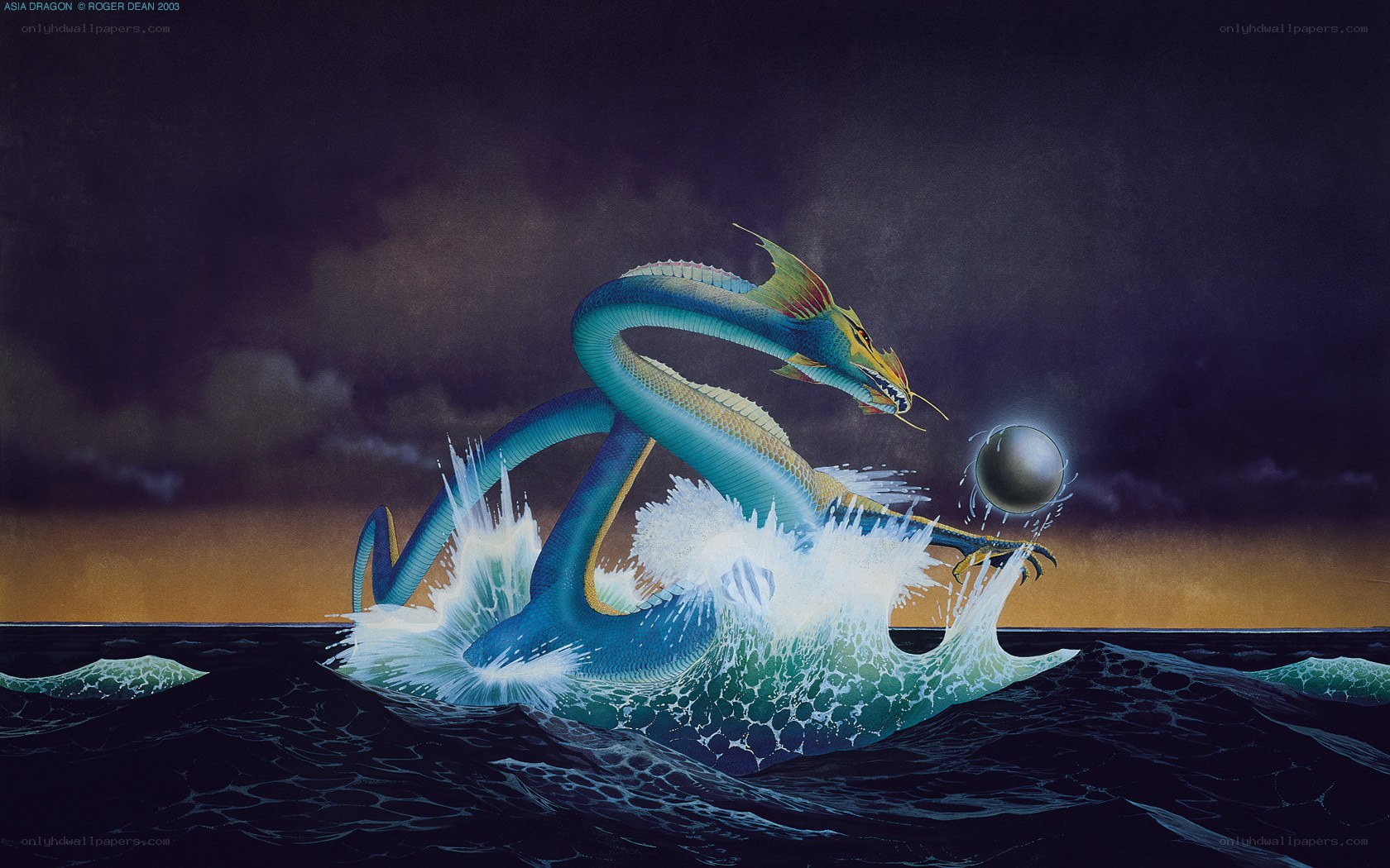 Asia Dragon in the Sea
